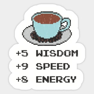 Caffeine Potion Disguised As A Cup Of Coffee RPG Gamer Sticker
